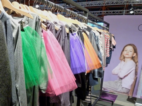 Flashes of neon colour in net petticoats mixed with muted tones at Christina Rohde for kidswear winter 2011