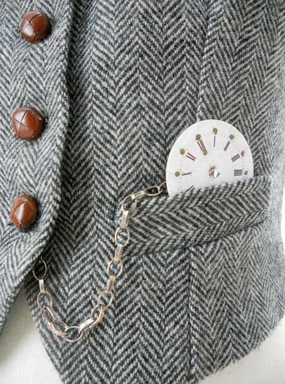 Roma E Tosca tweed and button details for winter 2010