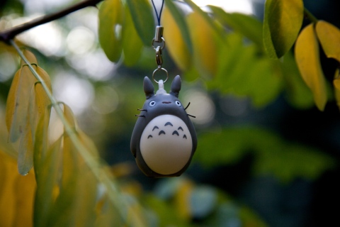 Another gift shop buy, a Totoro key ring at the Ghibli Museum Tokyo