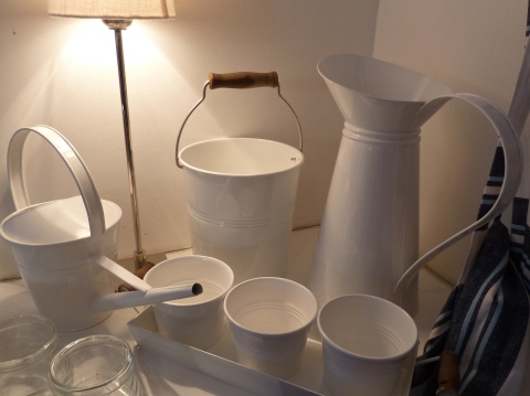 Gorgeous white enamelware for summer 2011 at The White Company