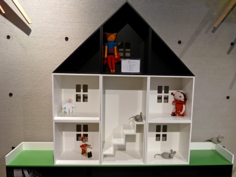 Modernist Dolls house that can be customised in different sections to match