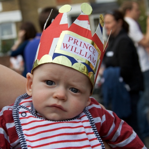 The youngest dude at the Royal wedding celebrations 