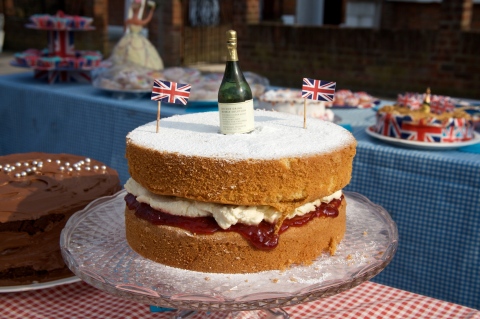 For me, the winner of the cake competition, a Victoria sponge of course!