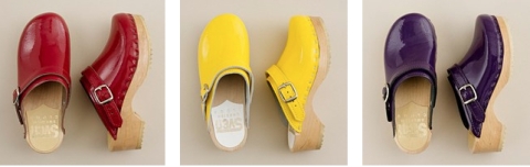 J.Crew cool bright clogs for kids in winter 2011