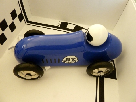 For the boys, vibrant pull along car toy from Baby Dior summer 2012