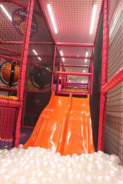 Soft Play - the ball pit at at Purple Dragon, Chelsea