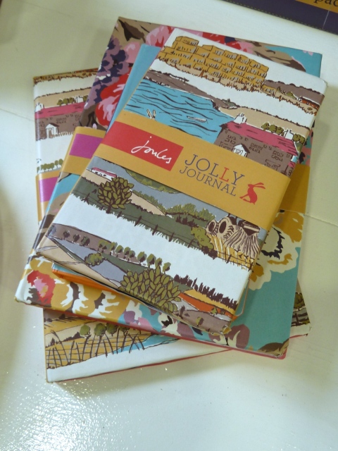 Jolly print notebooks for kids and adults from Joules for summer 2012