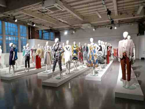 Cool catwalk look line up of mannequins at Debenhams for summer 2012